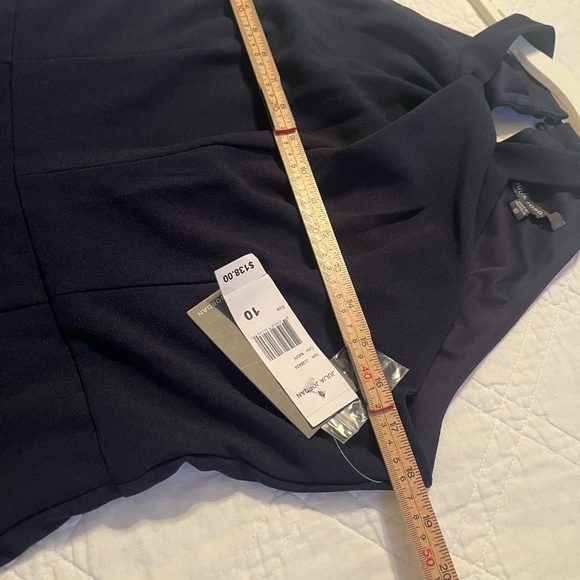 Julia Jordan Womens Halter Twist Neck Jumpsuit Navy 10 Pockets MSRP $138 NWT - Picture 11 of 14